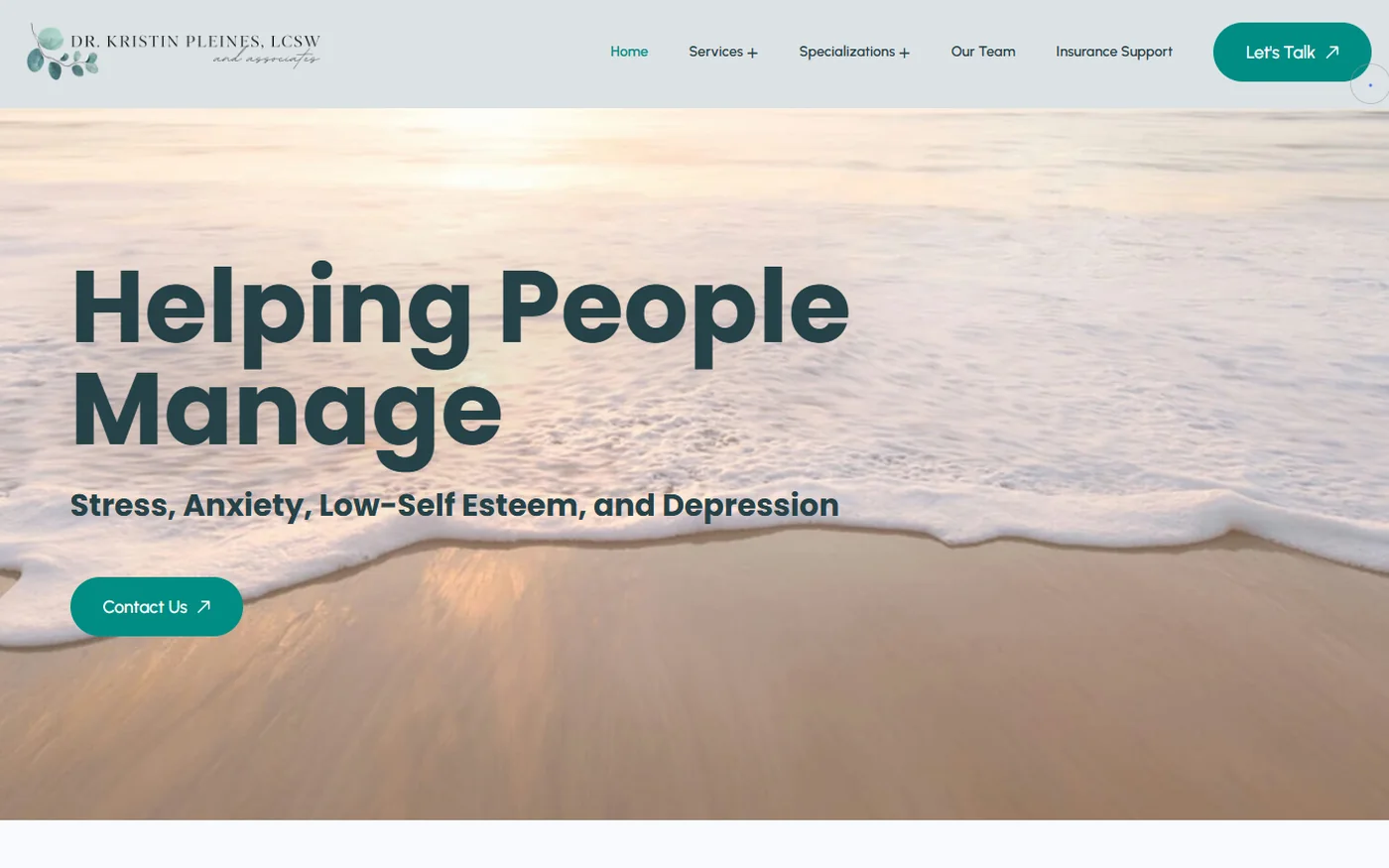 Dr. Kristin Pleines — screenshot